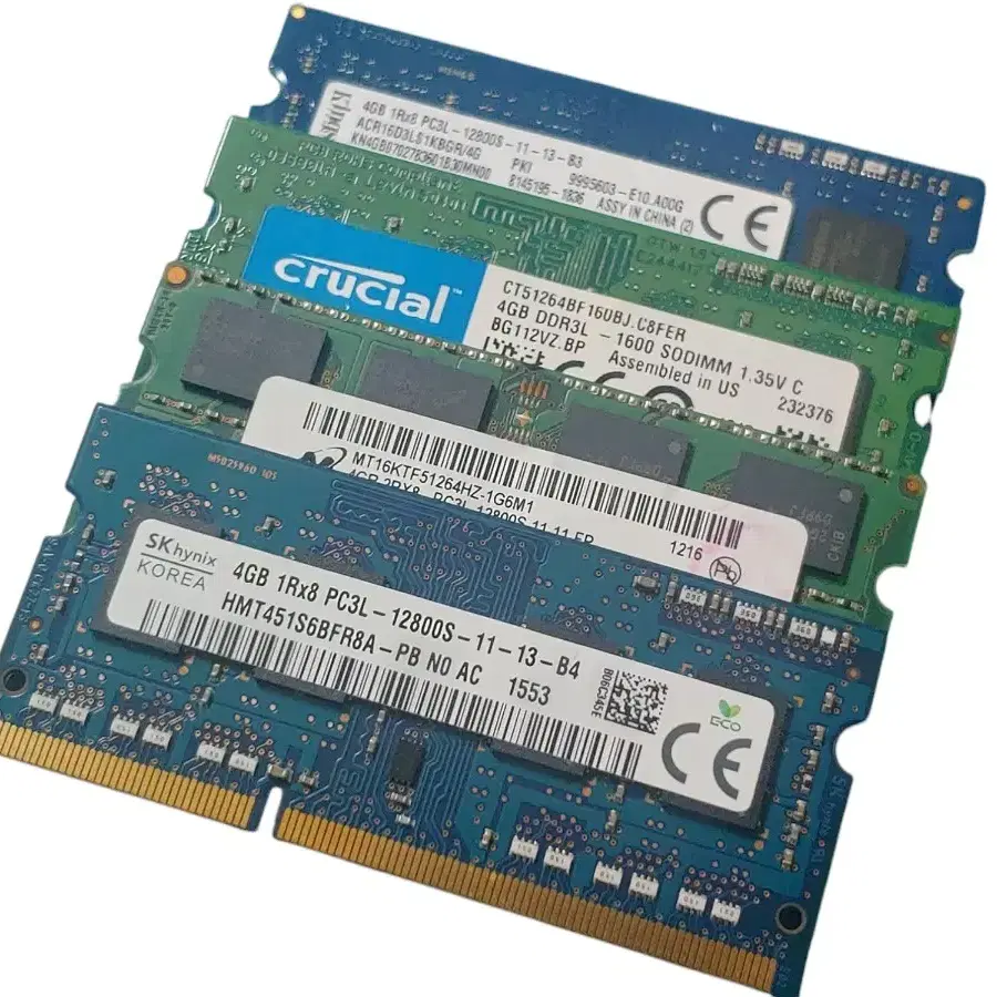 노트북용 메모리 DDR3 4GB (PC3-12800)