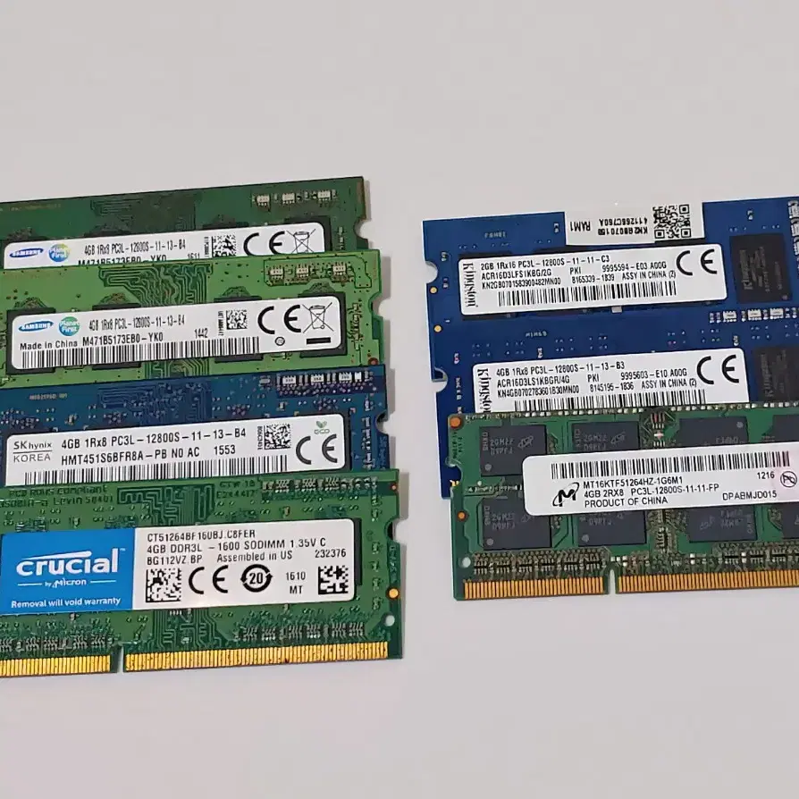 노트북용 메모리 DDR3 4GB (PC3-12800)