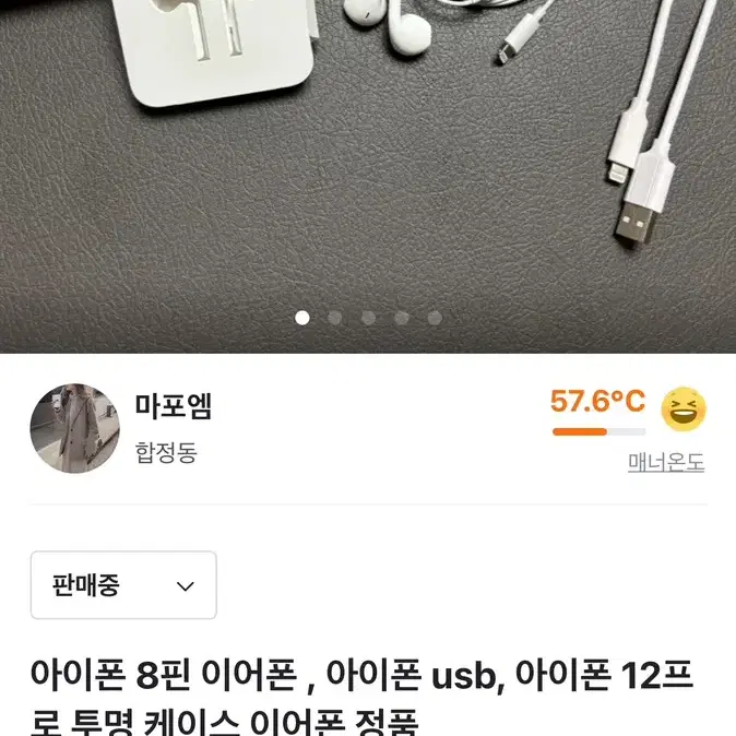 아이폰 8핀 이어폰