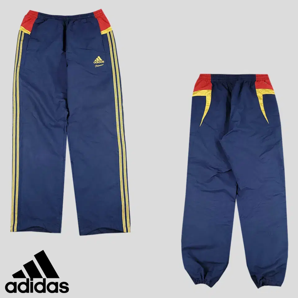 Adidas Professional Navy Gold Three-Wire Sideline Climaproof Old School