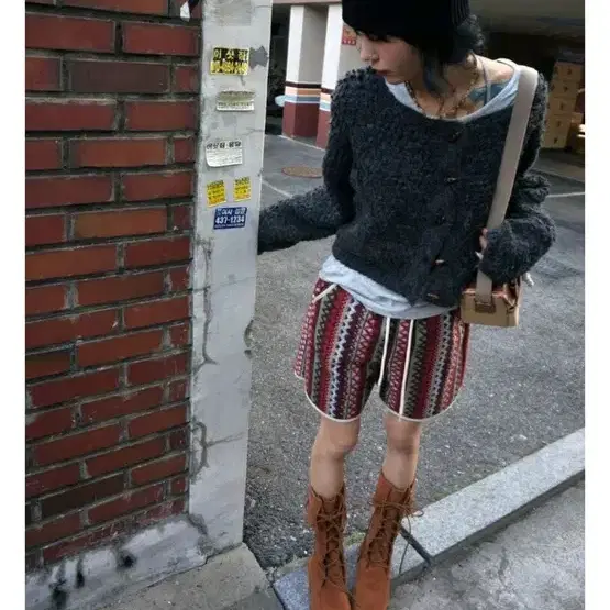 모래하우스 부츠 cowhide fringe boots 240