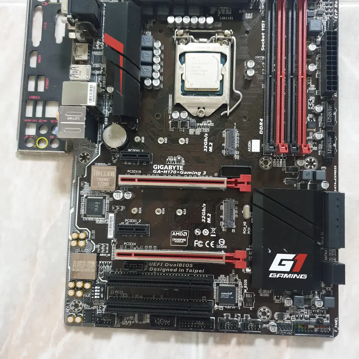 i5 6600 기가바이트 H170-Gaming3 램16g 12만원