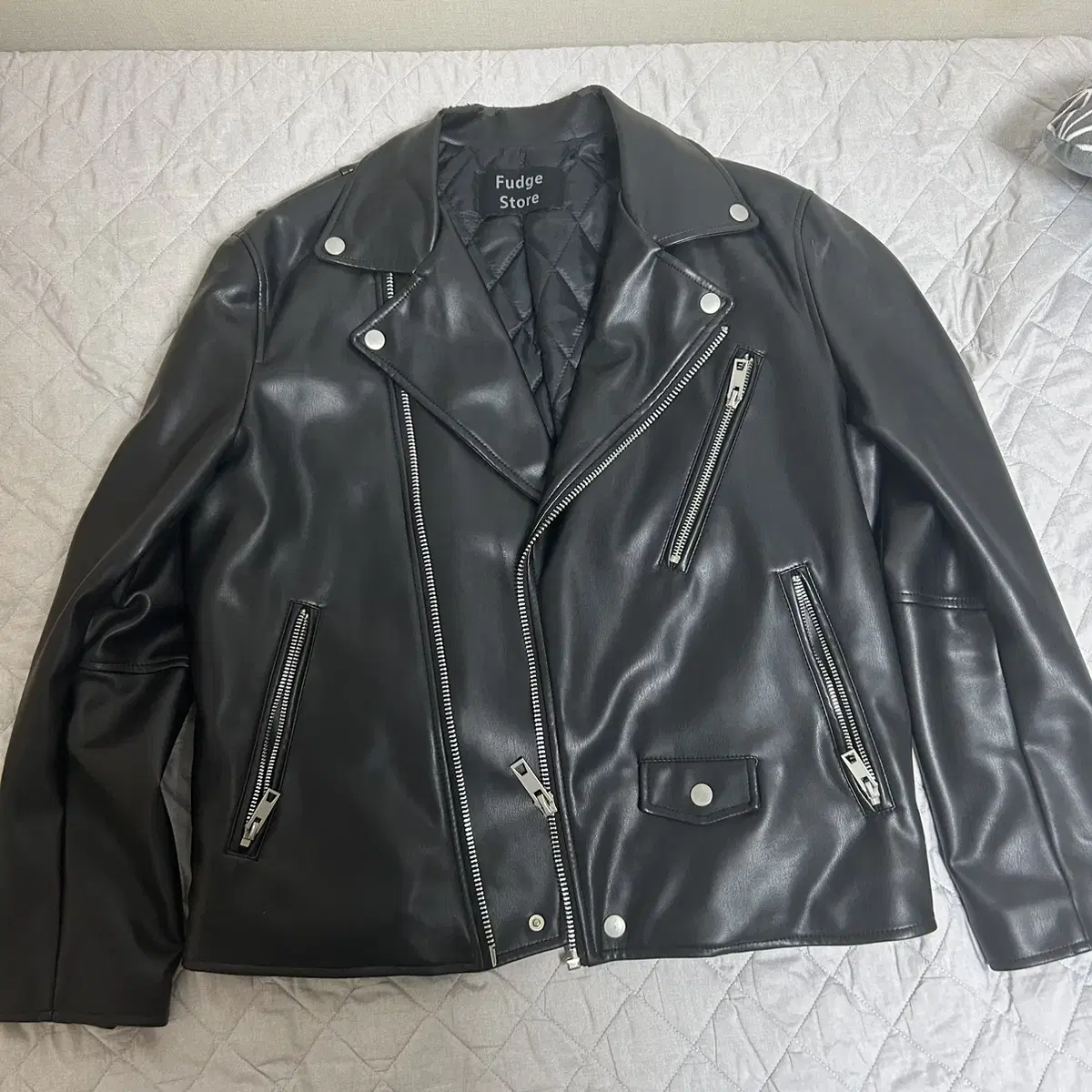 Fudge Store Leather Jacket