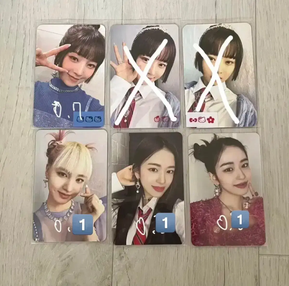 ive photocard lovedive lay yujin liz unreleased photocard alpo