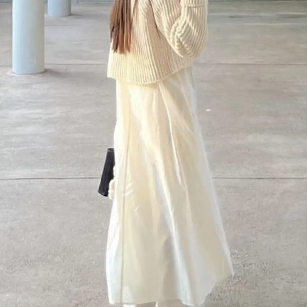 MONOHA | 모노하 sheer dress/band pants(Whit