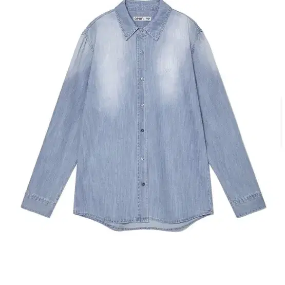 OPEN YY YY DENIM SHIRT, BLUE