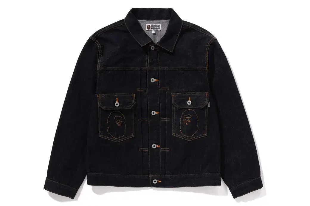 [Overseas] Vape Ape Head Denim Jacket 24SS