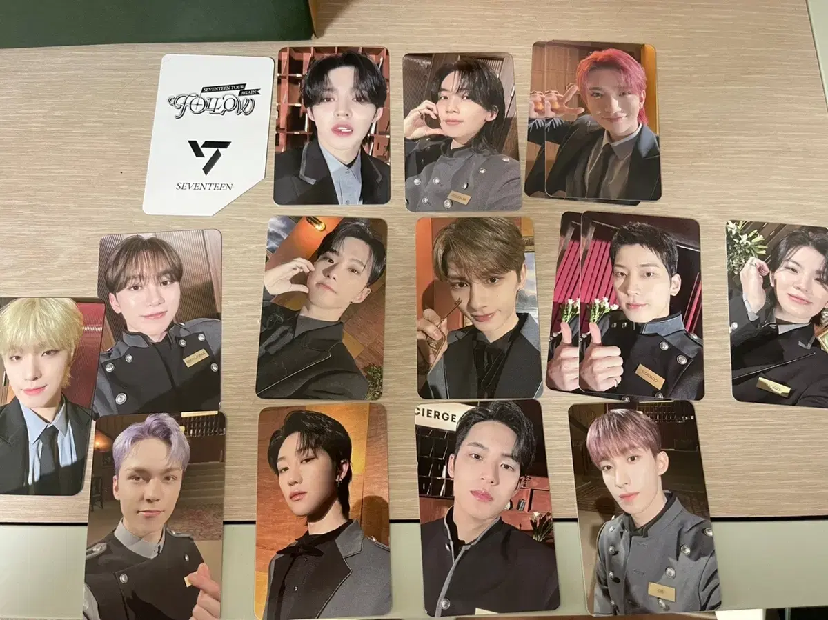 Seventeen carrot zone Follow Again Concert photocard Photocard 13 organizations+a