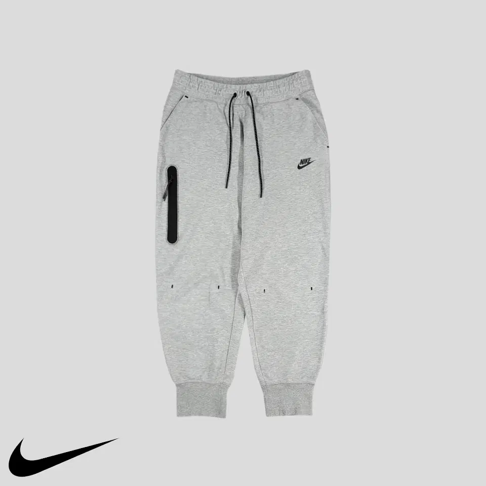 Nike Melange Grey Fuchsia Techpack Techfleece Banded Jogger Sweatpants Tray