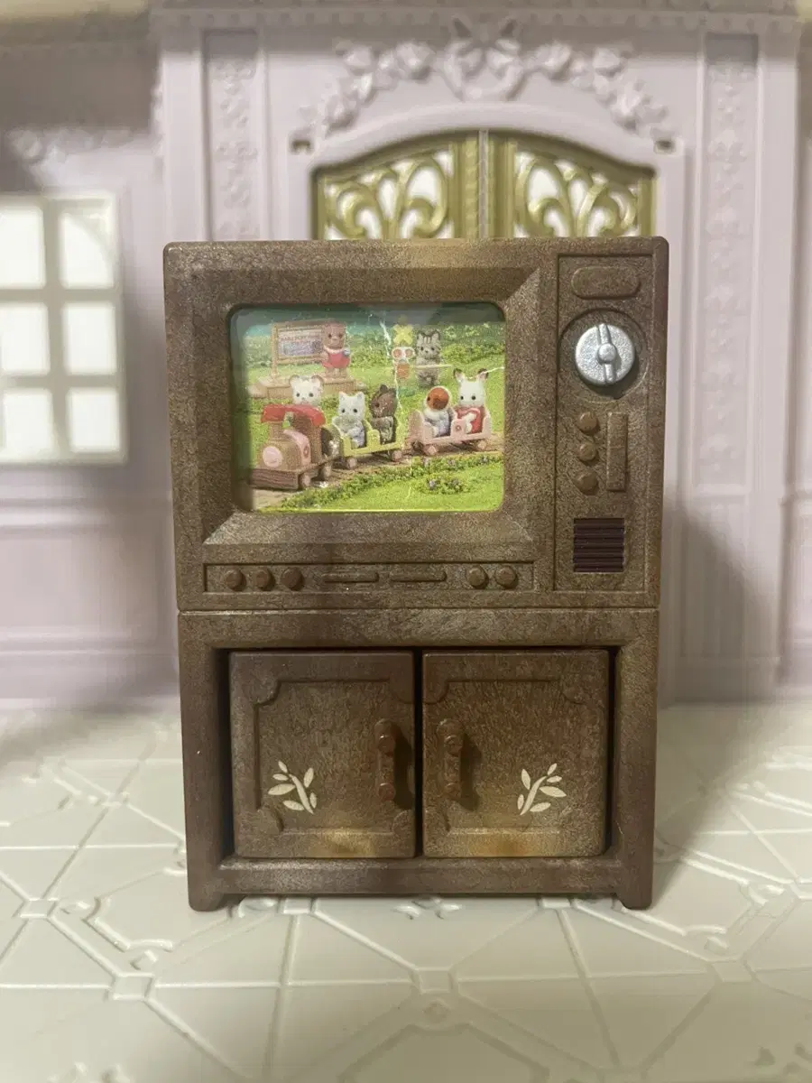 Old)Discontinued)Sylvanian TV Television TV