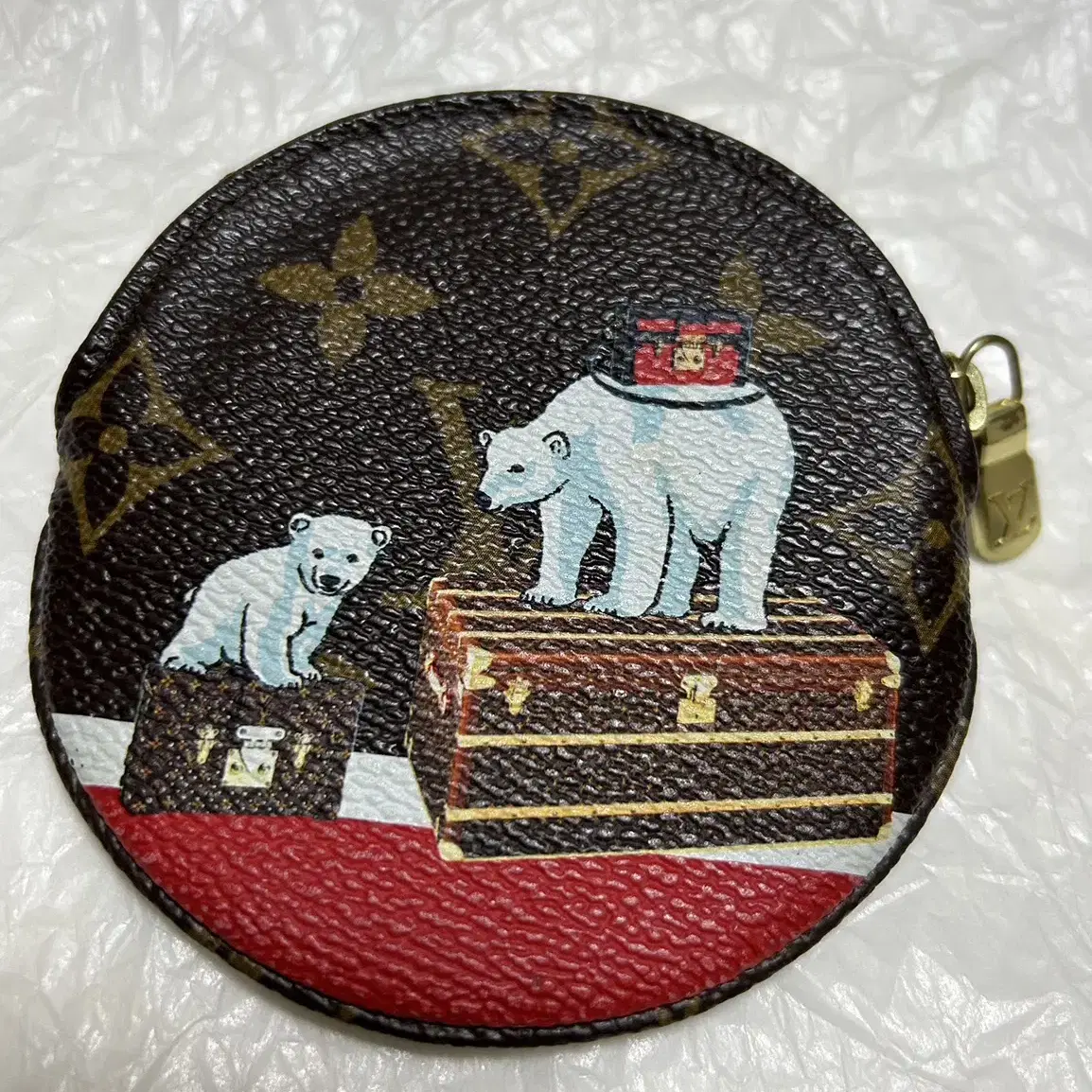 인하)루이비통 동전지갑 코인퍼스 한정판 코카콜라곰