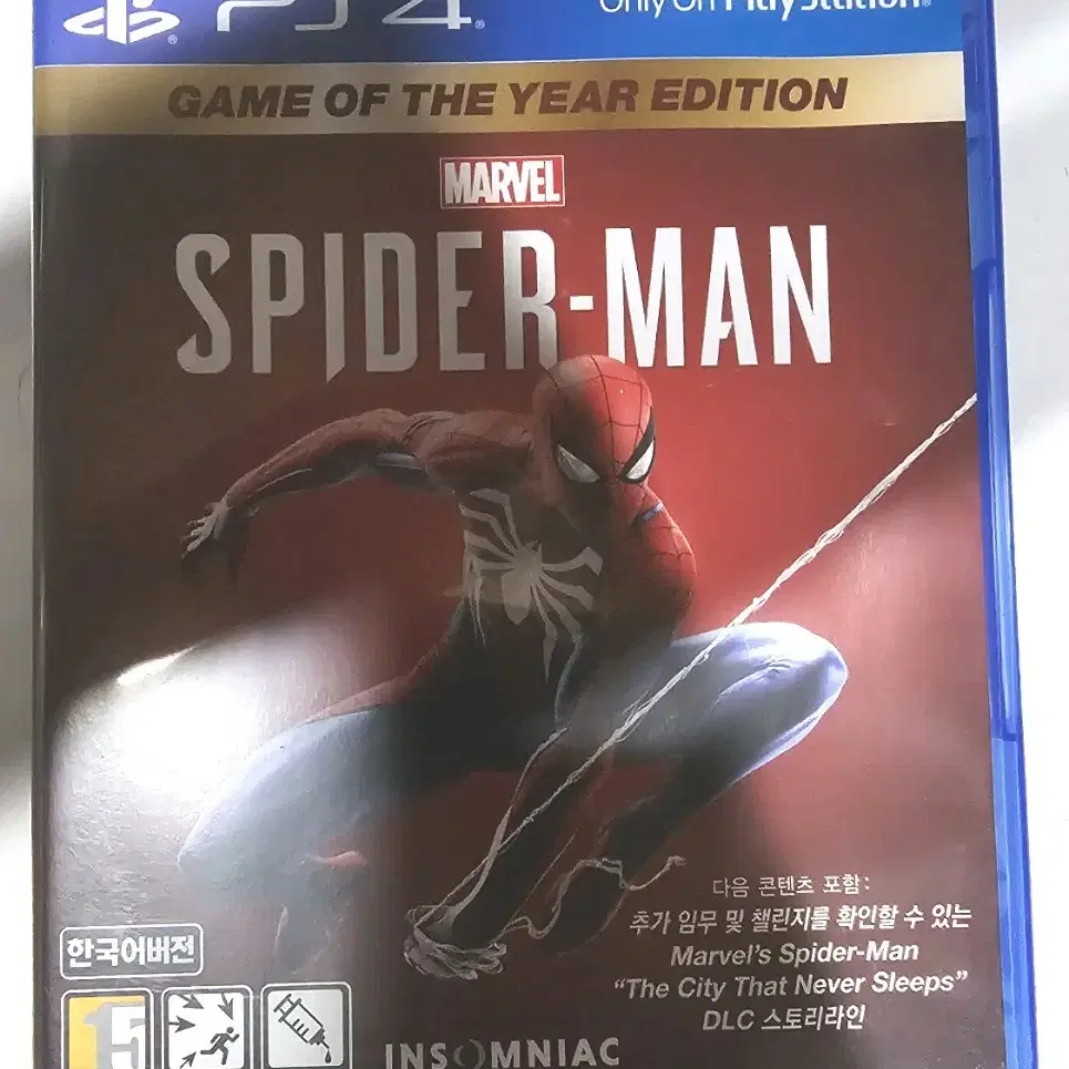 PS4 플스4 스파이더맨 고티 GOTY