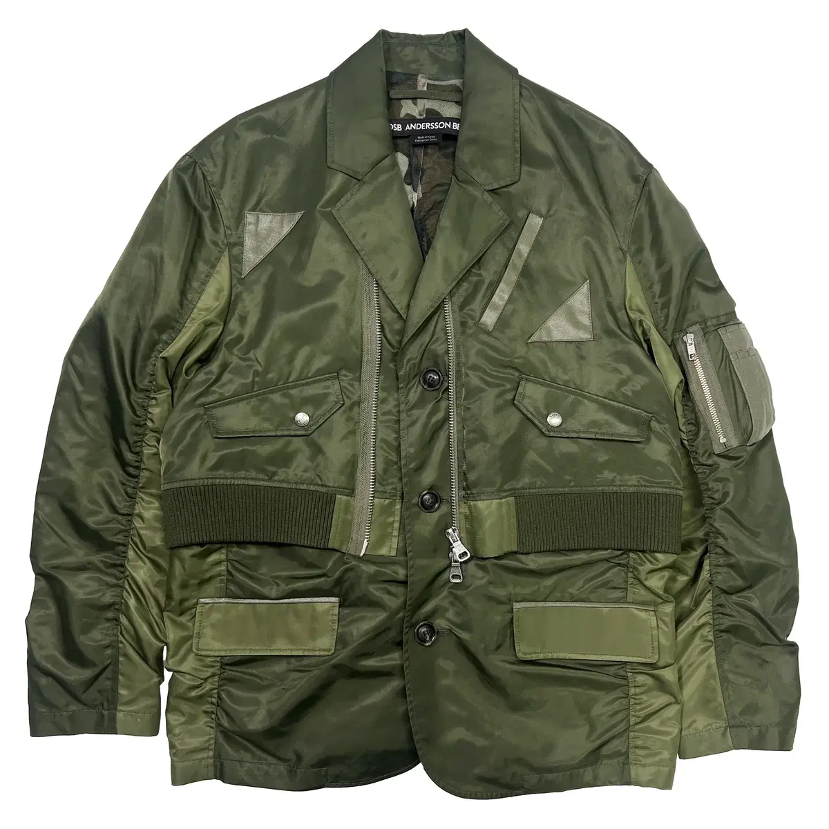 Anderson Belle 24ss Flight Bomber Blazer Khaki (M)