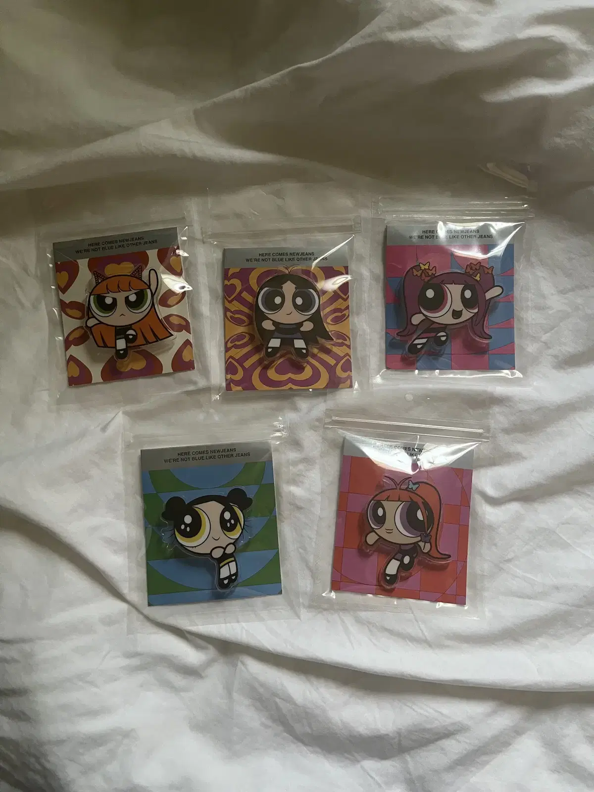 New Jeans Powerpuff Girls acrylic SmartTalk sealed New