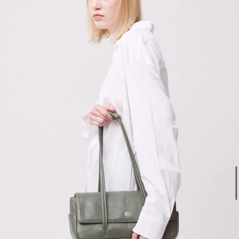 (무배)두마딴 mignon baguette bag(khaki green)