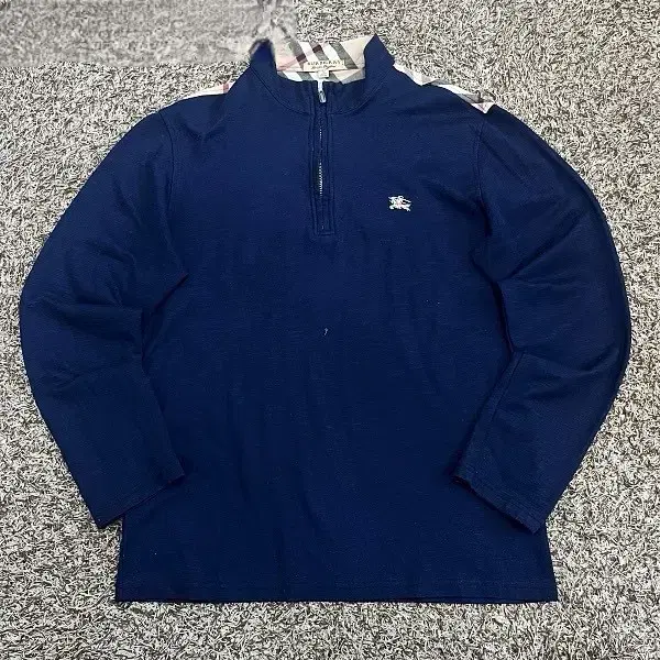 (L) Burberry Vahn zip-up long sleeve