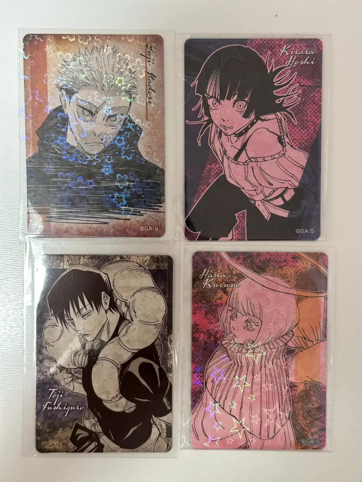 I'm selling 4 spell spinning magnets bulk (Itadori,Toji,Kurusu,Kirara)