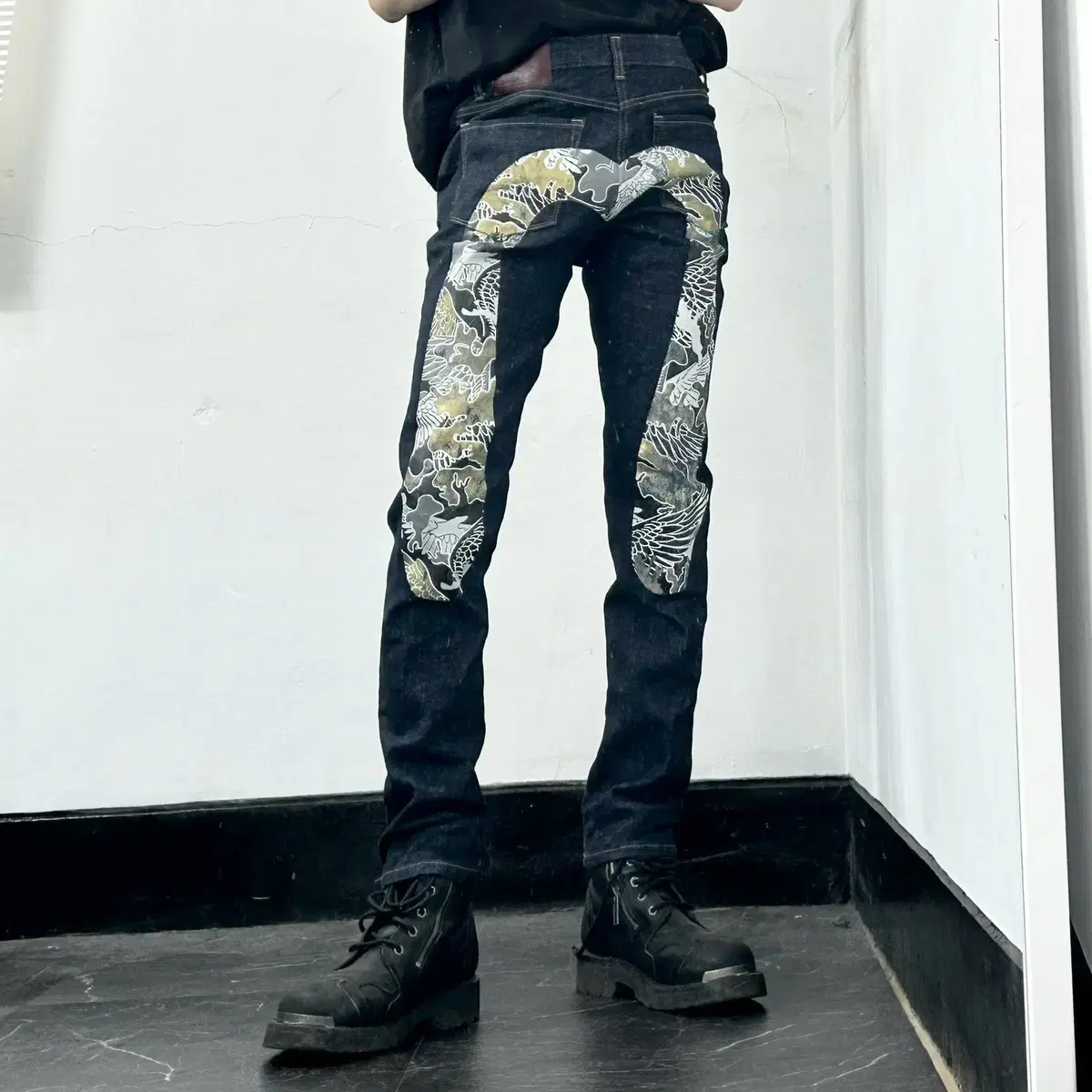 Evisu New Oriental Big Dyed Cock Denim Pants