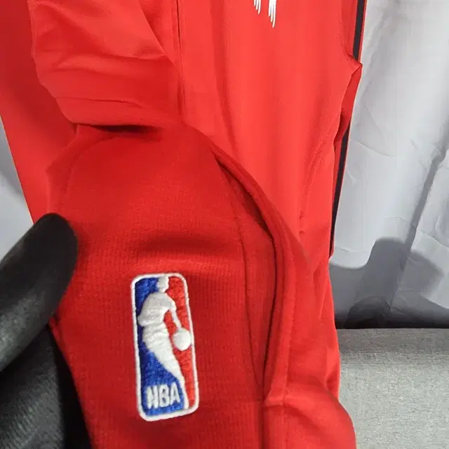 [2XL] 아디다스 져지 휴스턴로키츠 NBA 트랙탑 레드/블랙