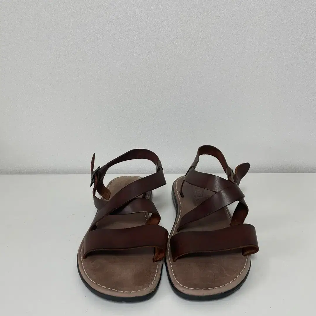 [300] GREEK LEATHER SANDALS 가죽 스트랩 샌들