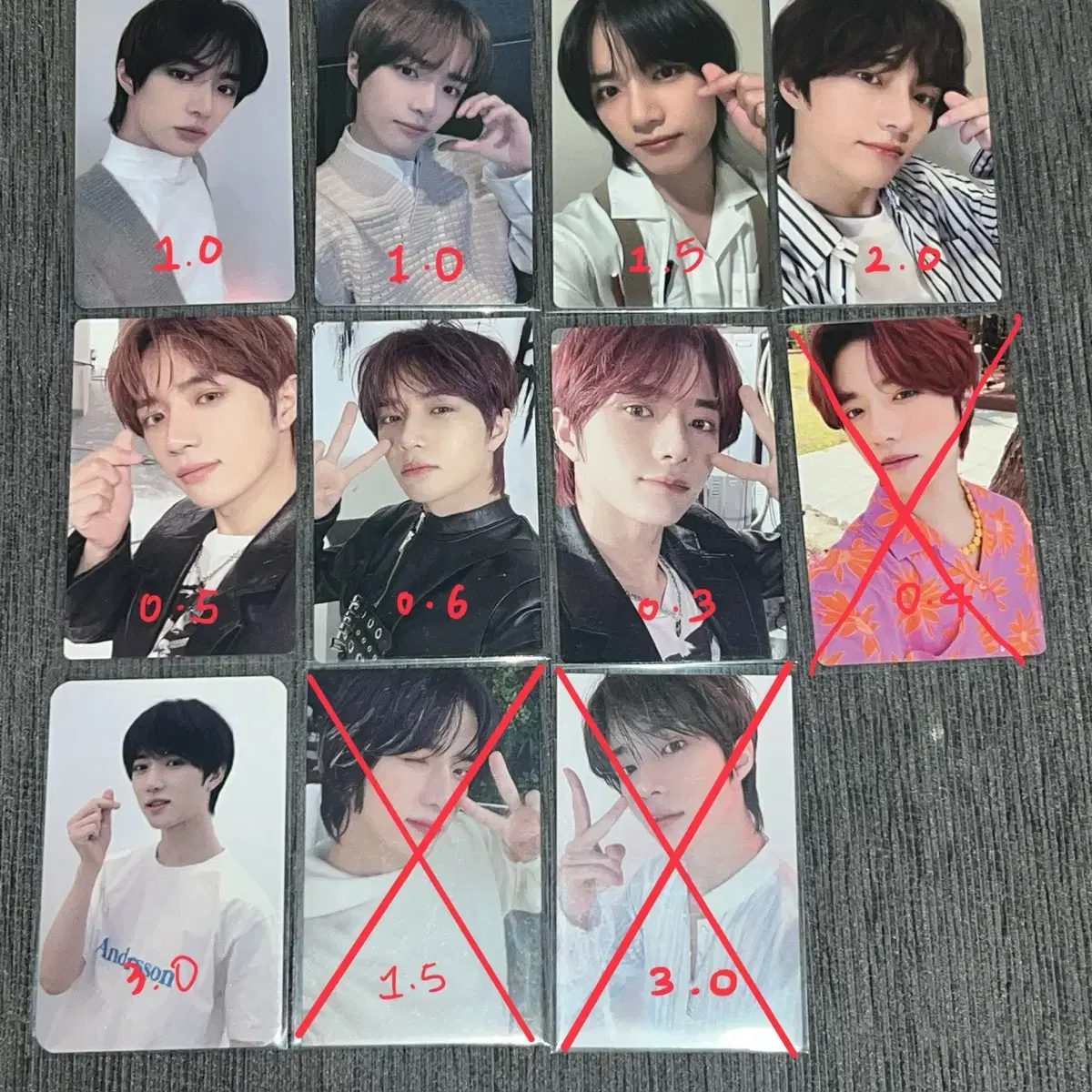 Enable) txt beomgyu photocard wts