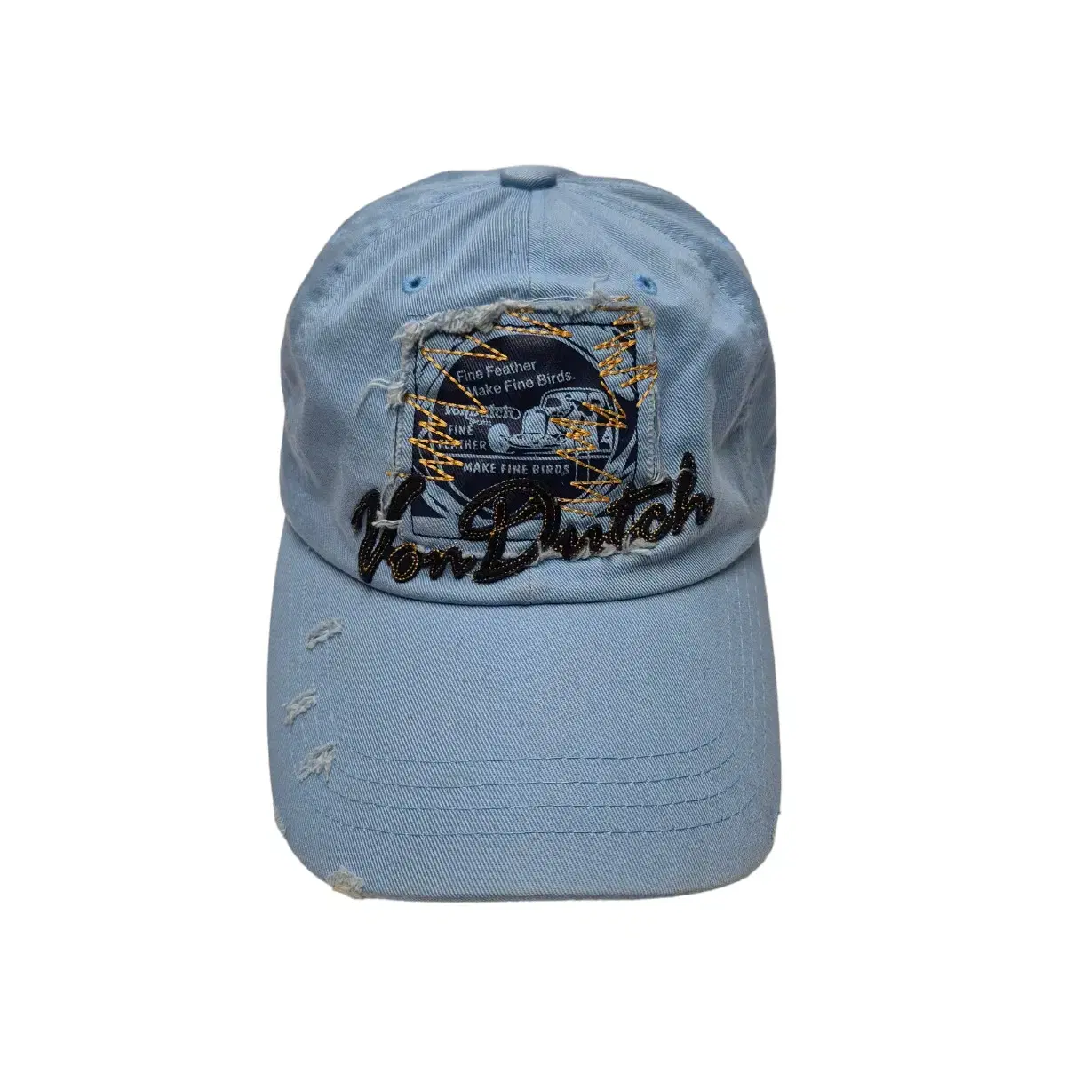 VonDuTch) 본더치 빈티지 워싱 패치 볼캡