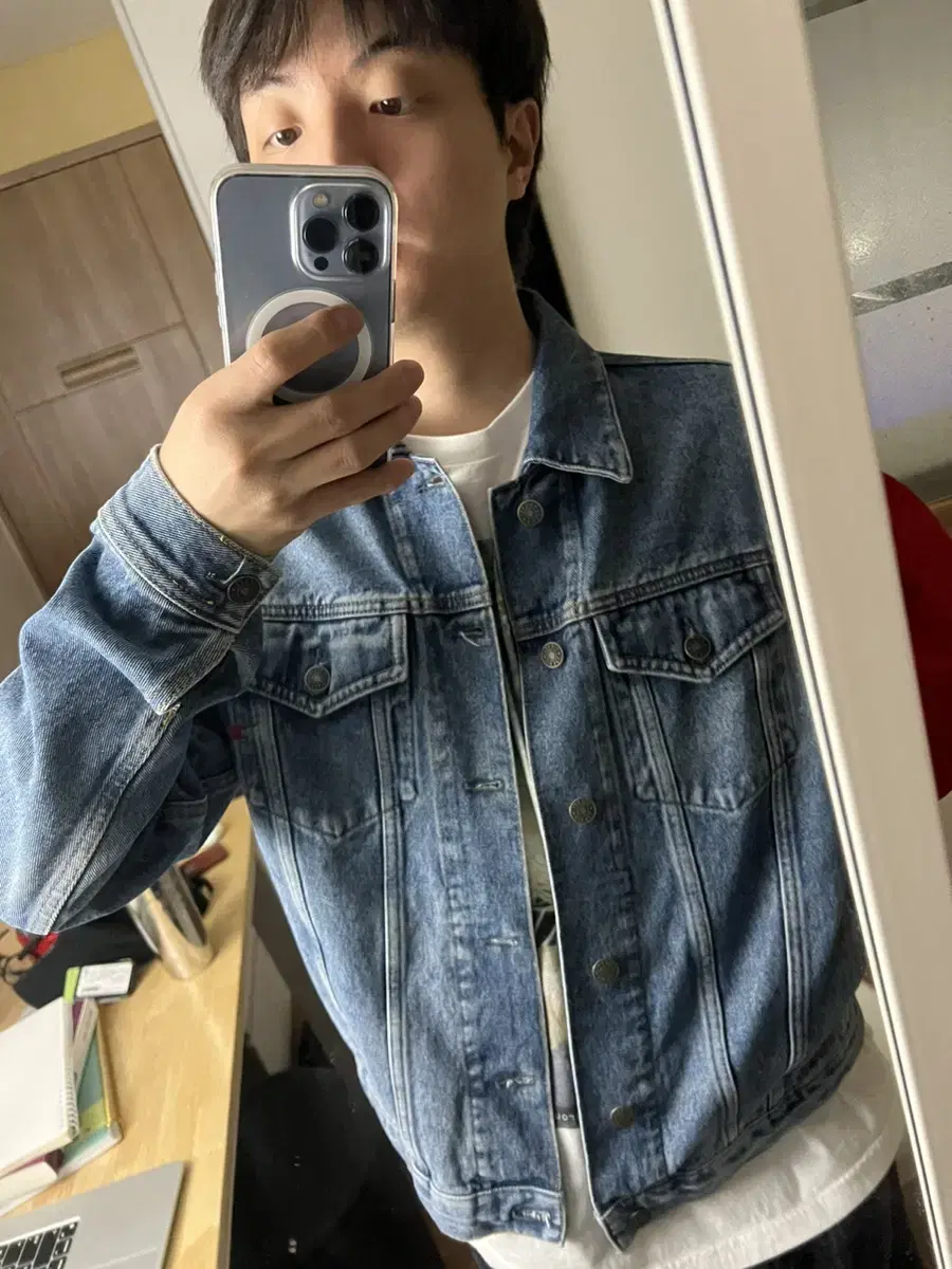 Diesel D-Logo Jeans Jacket