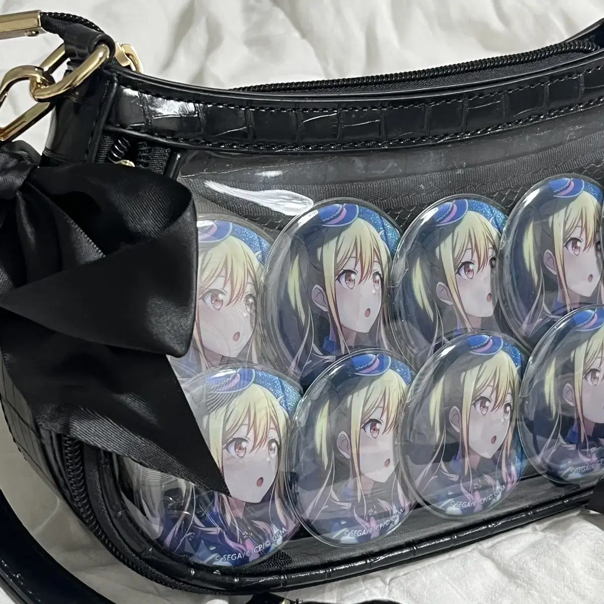 Pseudo Tenma Saki Itabag Fuyuneko Order Made Badge Cover