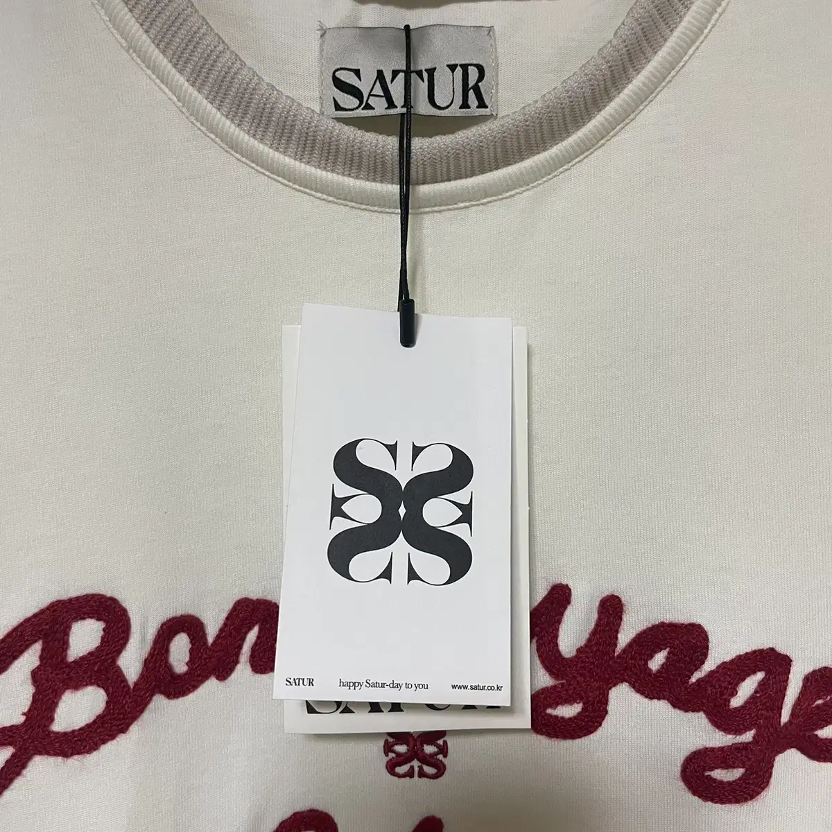 Satur Logo Voyage T-shirts Period Red