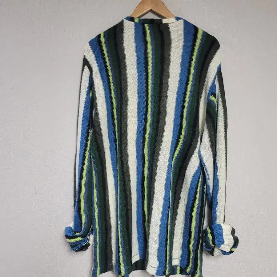 스투시. stussy.  vertical striped  knitXL.