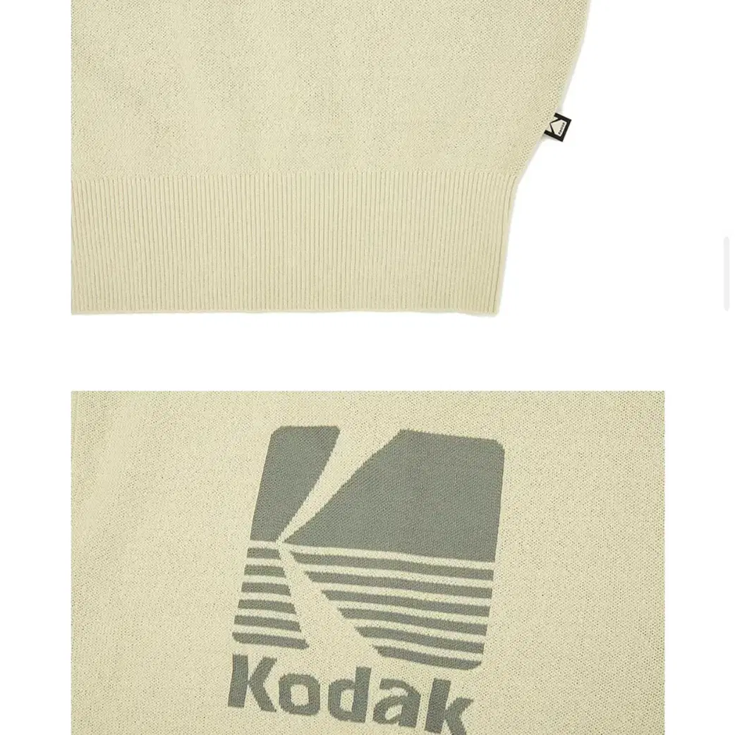 코닥 가드닝 폴로 크롭 니트 우먼 KHAKI XS