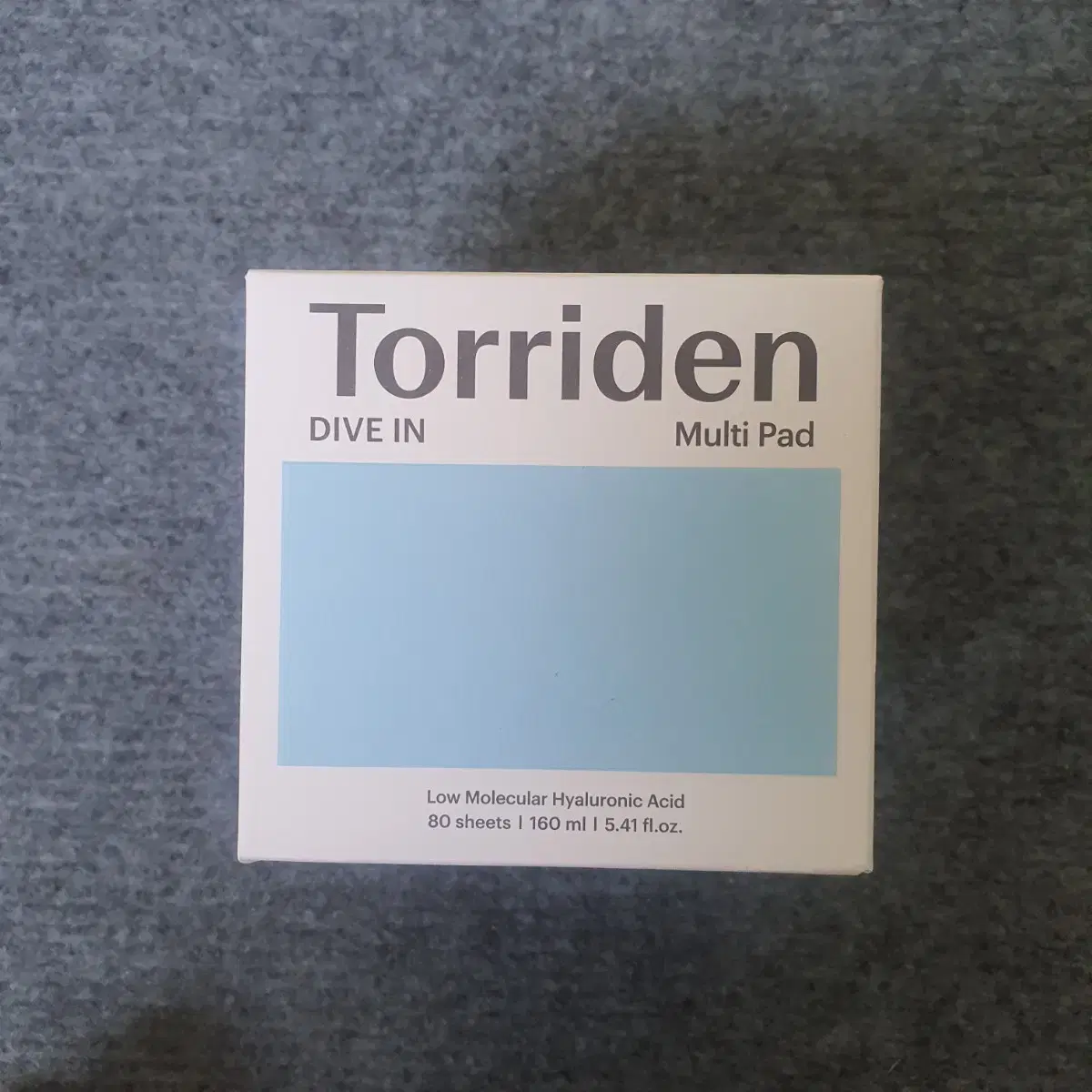 Torriden Dive-In Low Molecular Weight Hyaluronic Acid Multipads 80 sheets unsealed