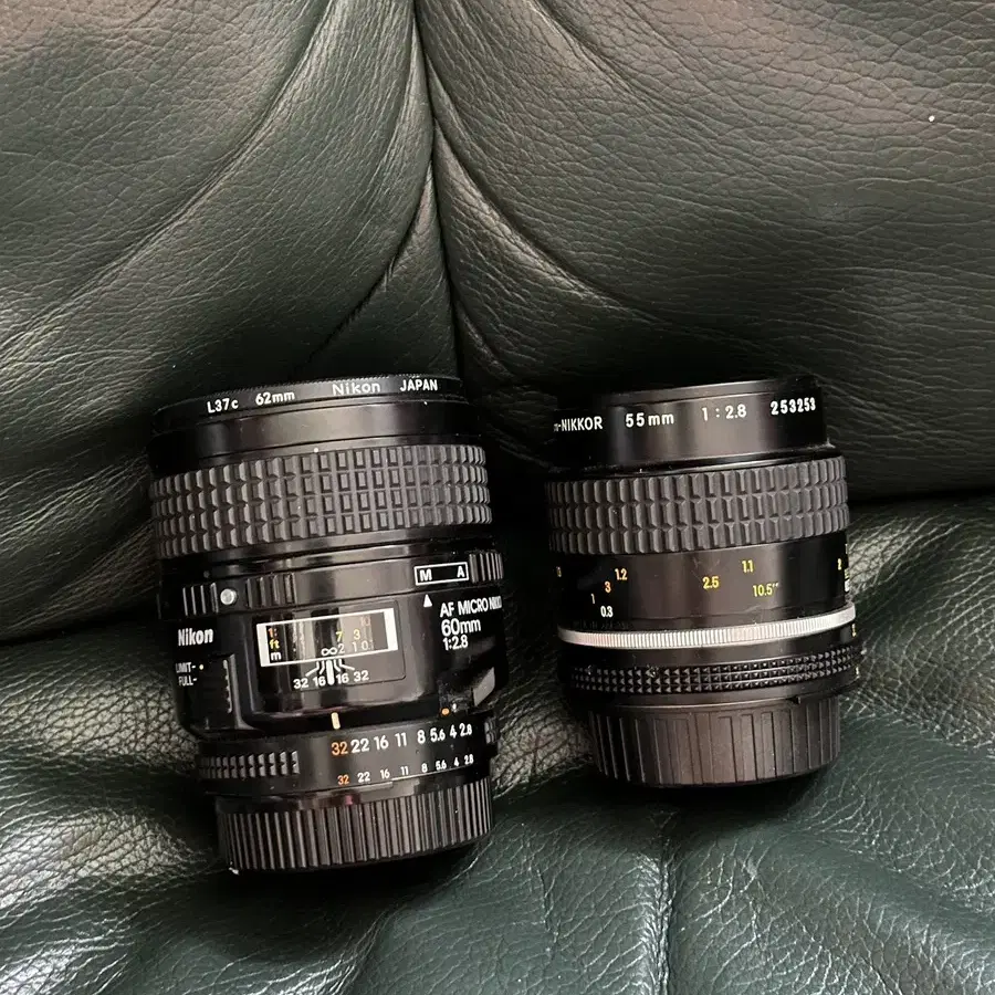 니콘 매크로 접사 렌즈 필카렌즈 수동렌즈 55mm 60mm 2.8 각 가