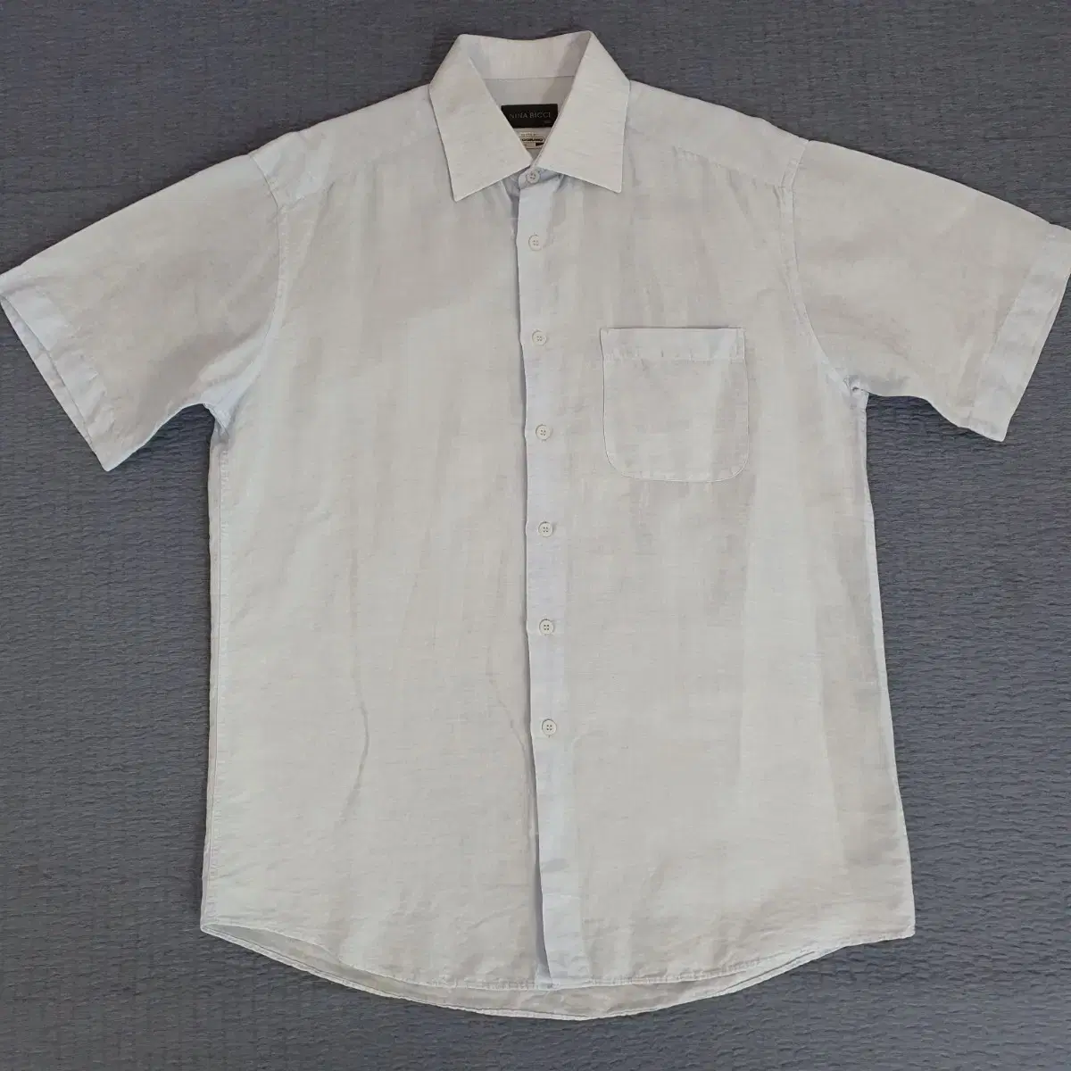 Men100 Nina Ricci Linen Short-Sleeved Shirt