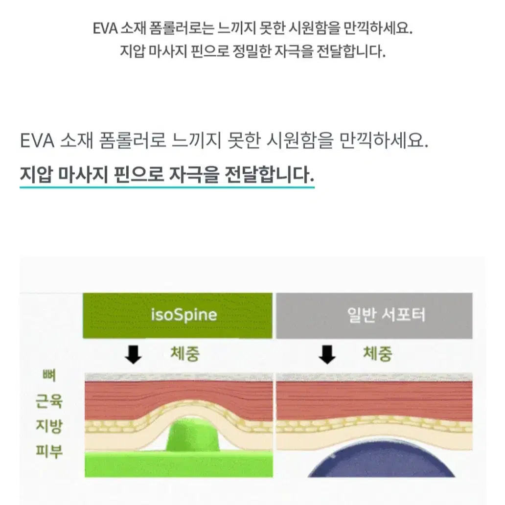 아이소스파인 자세교정 스트레칭 코어운동 마사지기