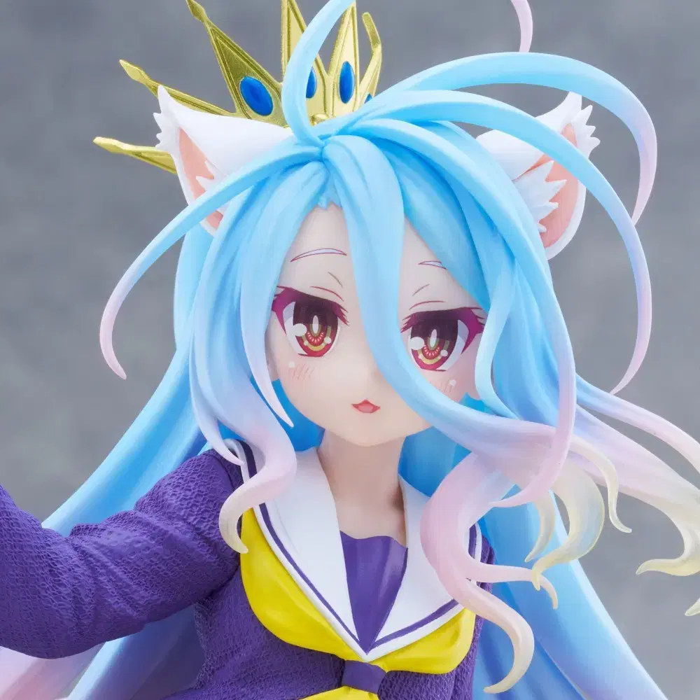 Nogame No Life Nogemnora Shiro Nekomimi Cat Ears Bishoujo Figure