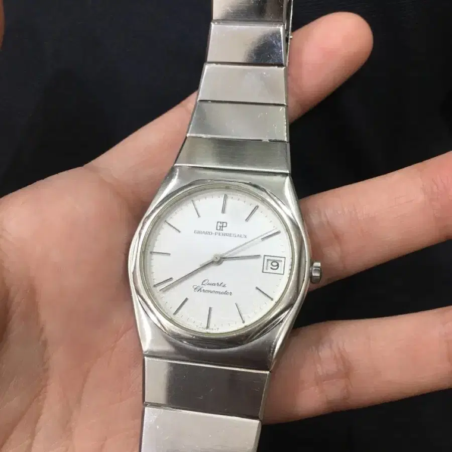 급처 지라드페리고 로레아토 1세대 쿼츠 34mm 빈티지 시계