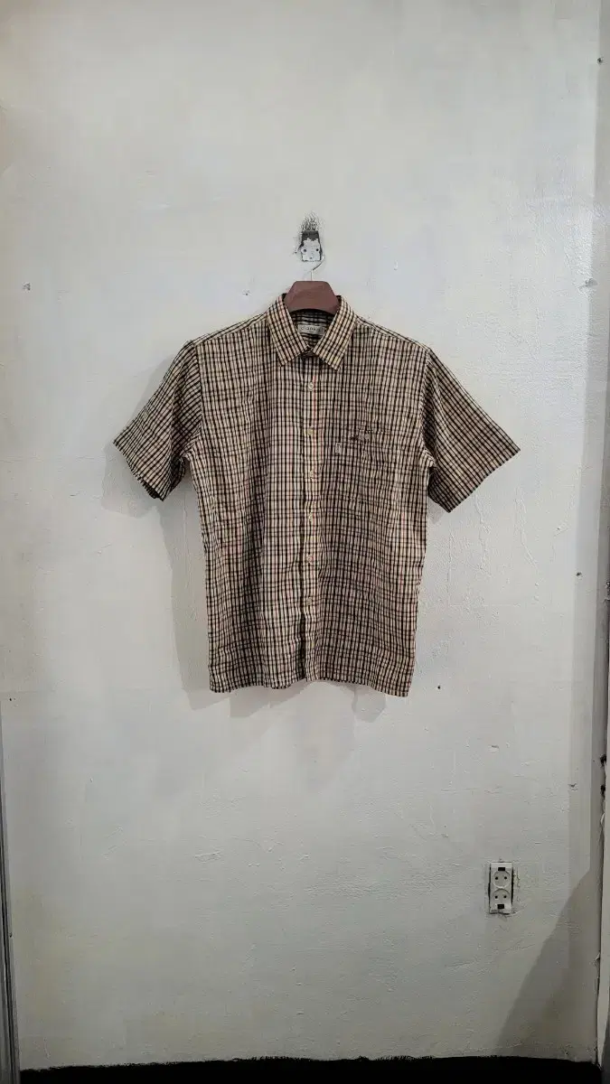 [L-105]diapiasVintage 90s overfit check pattern short sleeve shirtSouthern!