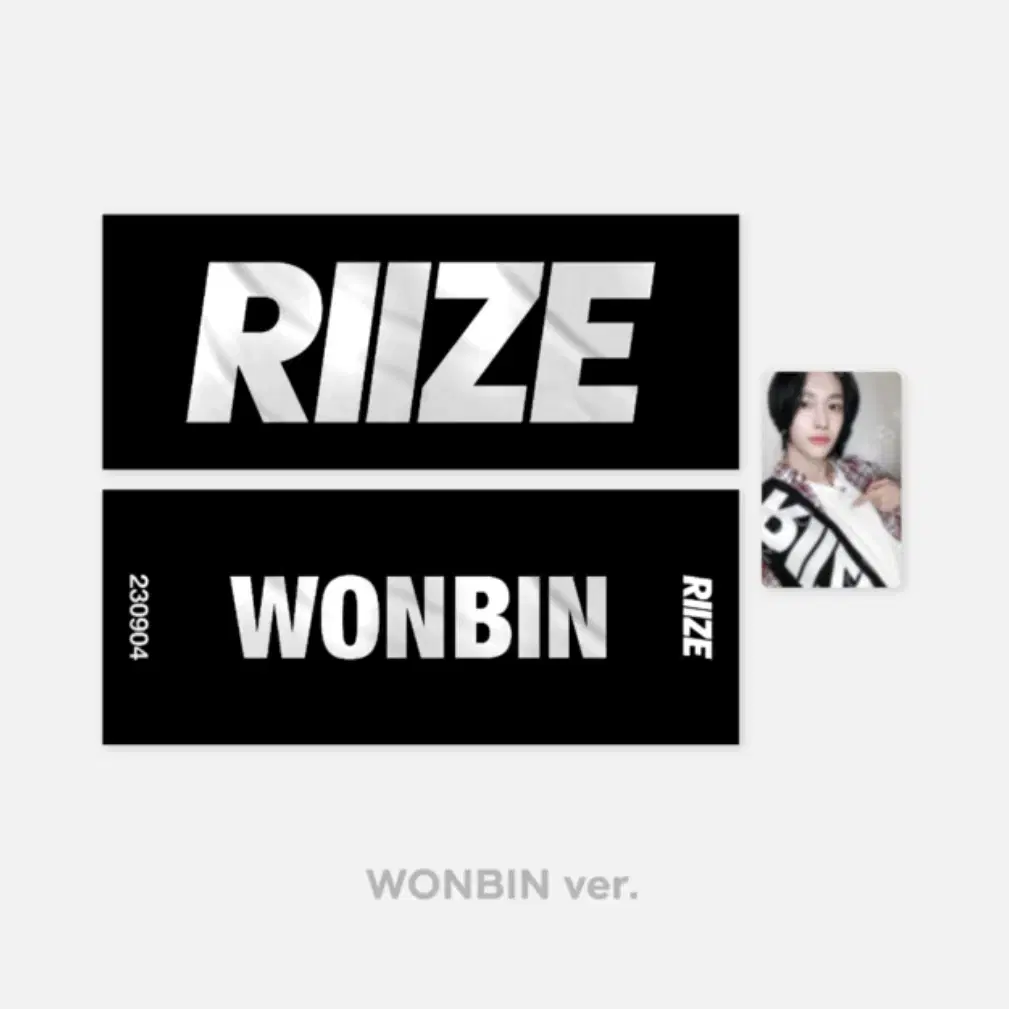 RIIZE 라이즈 팝업 RIIZE UP 슬로건+포토 카드 세트 / 원빈