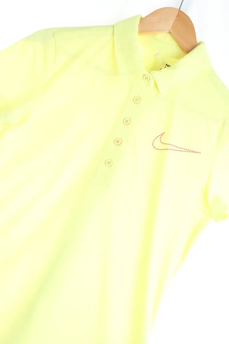 W(L) Nike Vahn Short-Sleeved kara T-Shirt Yellow Golf Functional Limited Edition-CC62