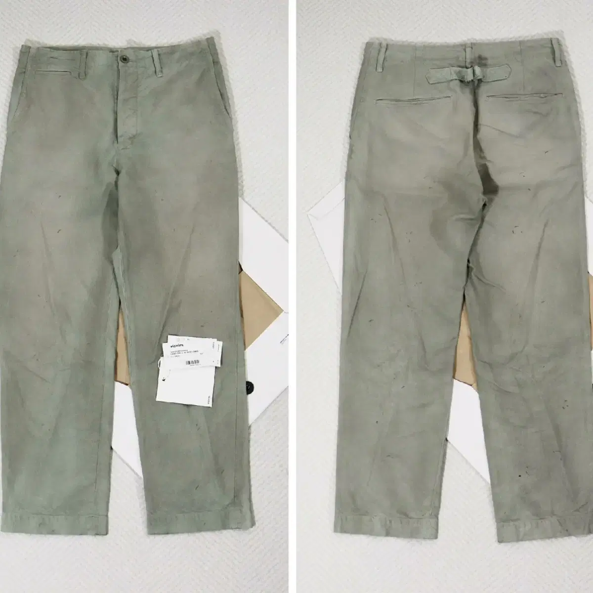 [1]비즈빔22AW Chino Pants Hw Taper Dmgd치노팬츠