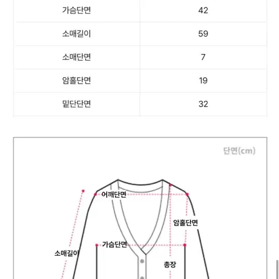 에이블리) 비기닝 꽈배기 크롭 버튼 베이직 니트 가디건