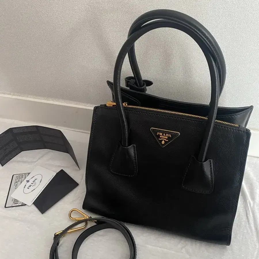 프라다 Prada 1BG625 삼각로고 토트백