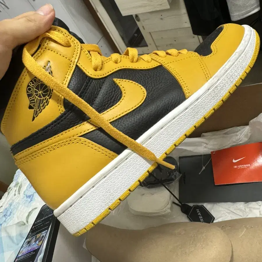 Jordan(조던) 1 Retro High OG pollen 265