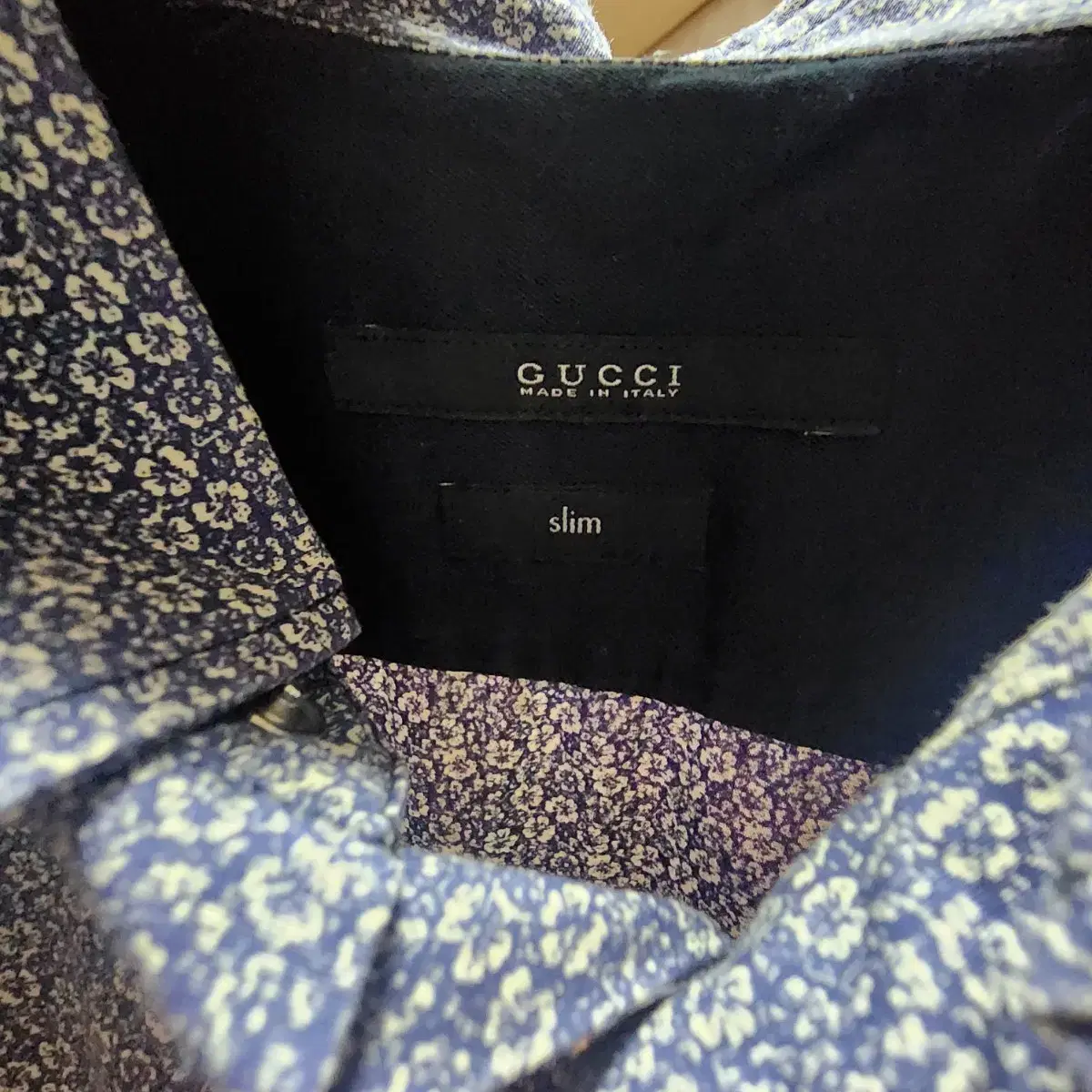 GUCCI Mens dress shirt  SLIM 구찌 셔츠