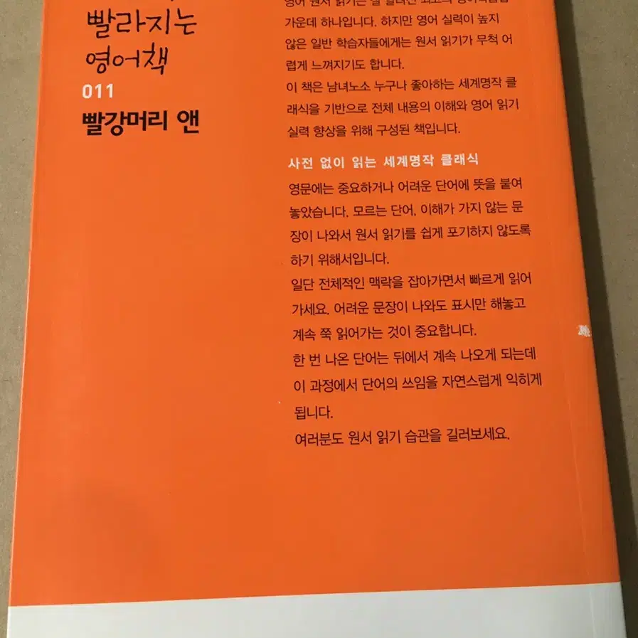 리딩 속도가 빨라지는 영어책 빨강머리 앤 영어공부