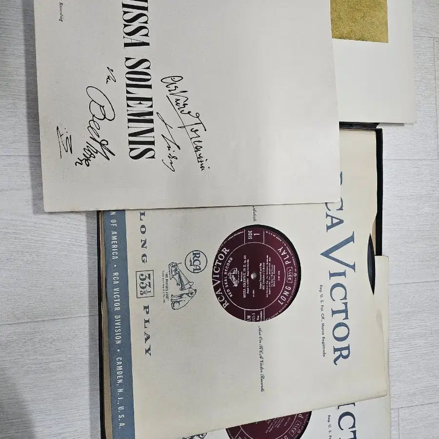 lp판  beethoven  missa solemnis   2lp