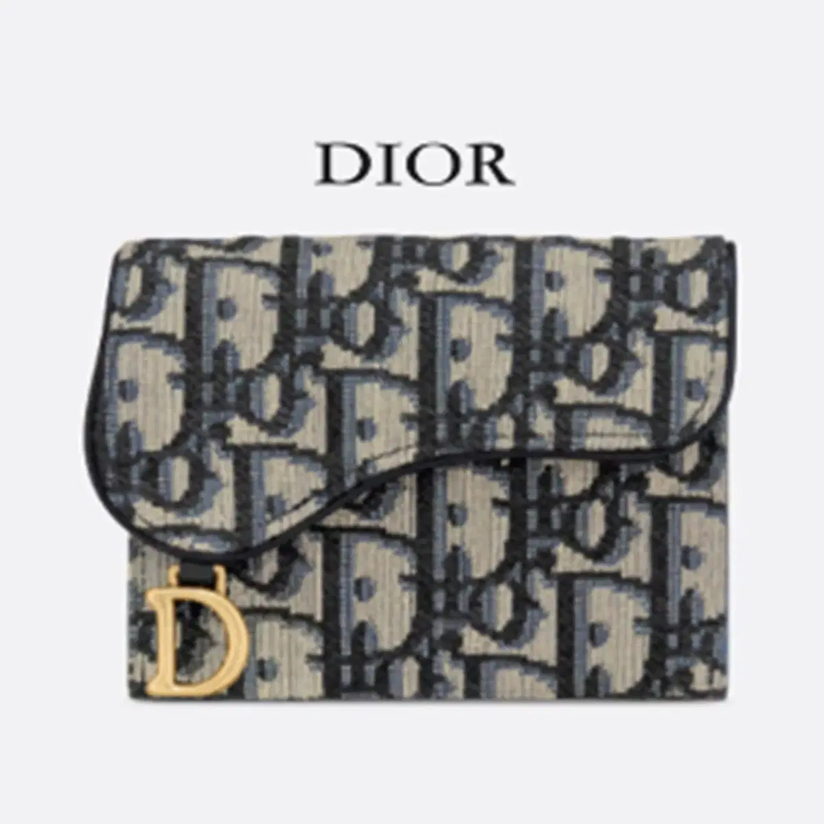 디올카드지갑 /Dior saddle jasmine포켓 카드 지갑