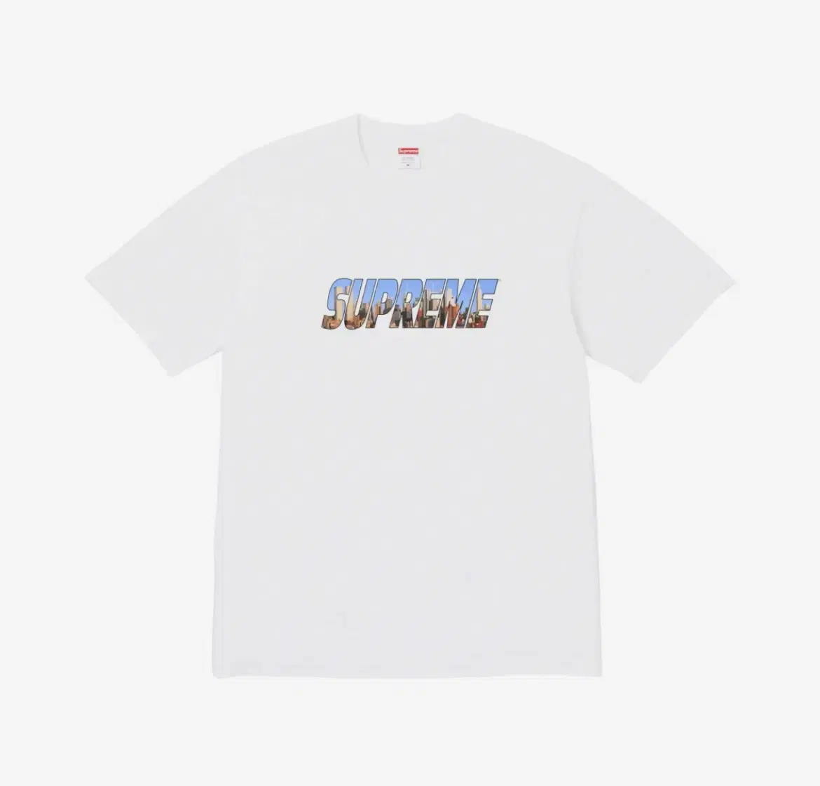 (L)Supreme Gotham T-Shirt White-23FWNew