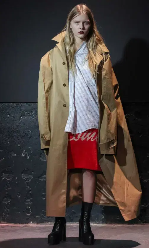 베트멍 15fw 초판 오버사이즈 트렌치코트 VETEMENTS